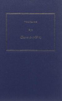 Les oeuvres complètes de Voltaire. Vol. 65C. Oeuvres de 1768. Vol. 1