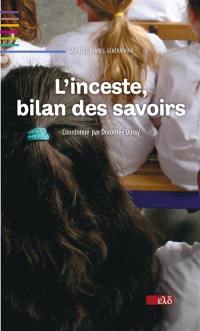 L'inceste, bilan des savoirs