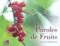 Paroles de fruits