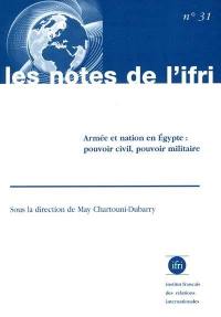 Armée et nation en Egypte : pouvoir civil, pouvoir militaire