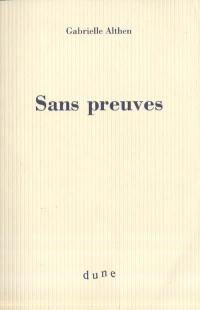 Sans preuves