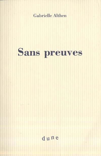 Sans preuves