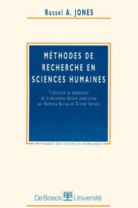 Méthodes de recherche en sciences humaines