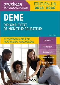 DEME : diplôme d'Etat de moniteur éducateur : tout-en-un 2025-2026