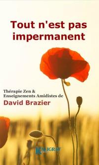 Tout n'est pas impermanent : thérapie zen & enseignements amidistes de David Brazier