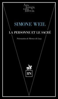 La personne et le sacré