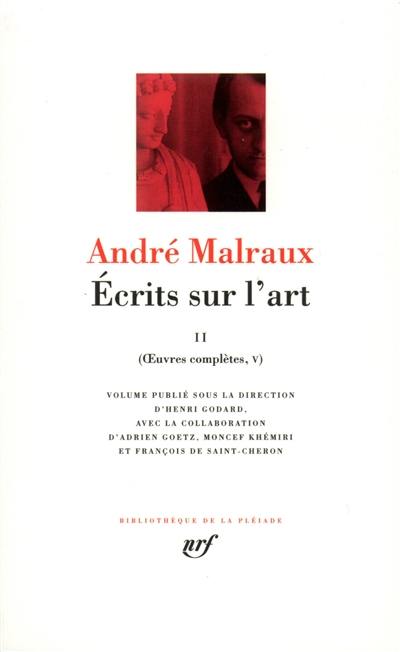 Oeuvres complètes. Vol. 5. Ecrits sur l'art 2