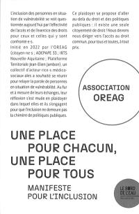 Une place pour chacun, une place pour tous : manifeste pour l'inclusion