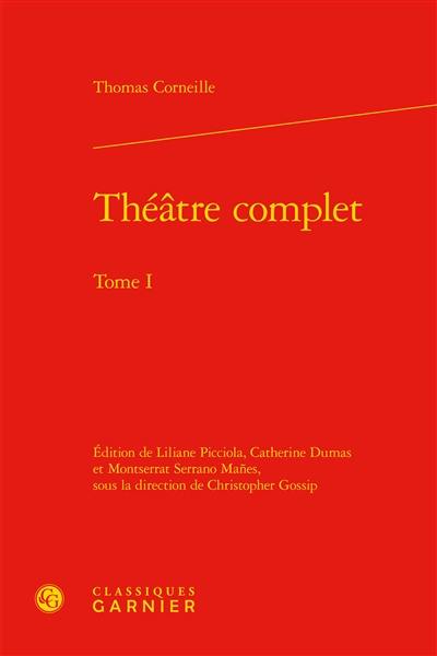 Théâtre complet. Vol. 1