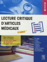 Lecture critique d'articles médicaux