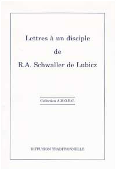 Lettres à un disciple