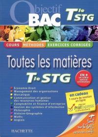 Toutes les matières terminale STG