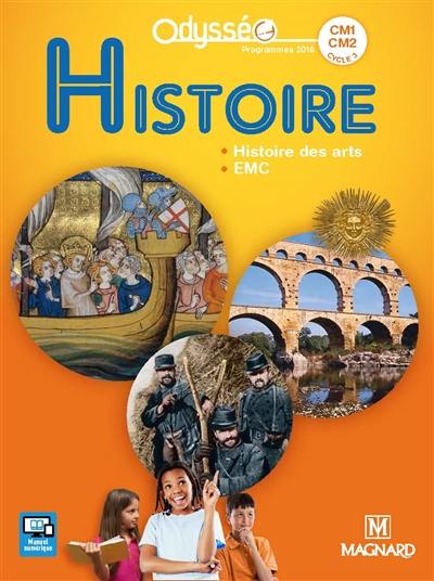 Histoire CM1-CM2, cycle 3 : histoire des arts, EMC : programmes 2016