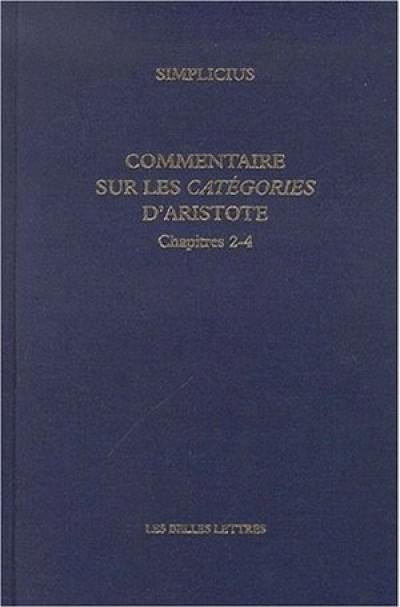 Commentaire sur les Catégories d'Aristote. Vol. 2