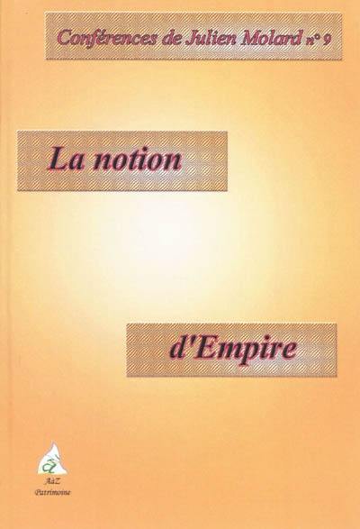 La notion d'empire