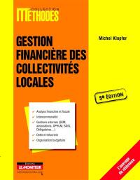 Gestion financière des collectivités locales