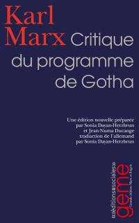 Critique du programme de Gotha