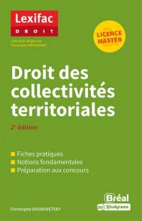 Droit des collectivités territoriales : licence & master