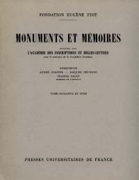 Monuments et mémoires. Vol. 71