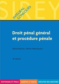 Droit pénal général et procédure pénale