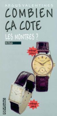 Combien ça cote, les montres ?