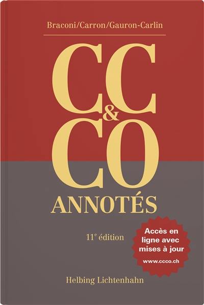 Code civil suisse et Code des obligations annotés Code civil suisse et Code des obligations annotés