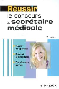 Réussir le concours de secrétaire médicale