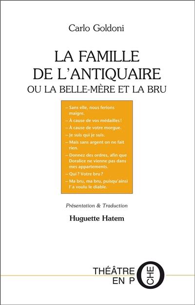 La famille de l’antiquaire ou La belle-mère et la bru : comédie