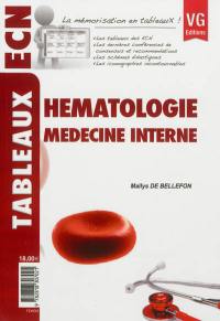 Hématologie, médecine interne