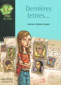 Dernières lettres...