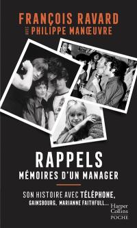 Rappels : mémoires d'un manager