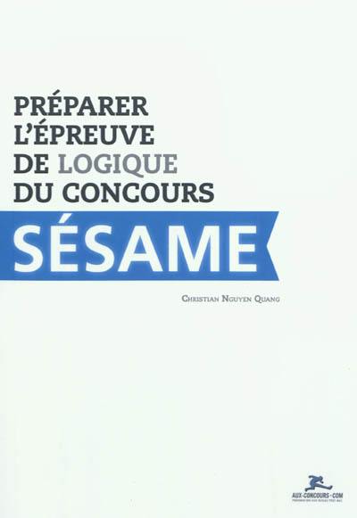 Préparer l'épreuve de logique du concours Sésame