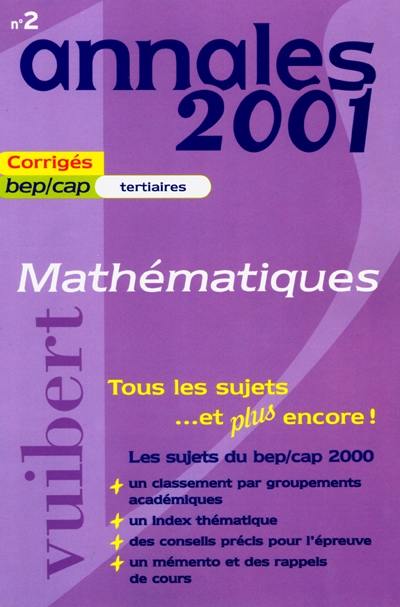 Mathématiques tertiaires : sujets corrigés Mathématiques tertiaires : sujets corrigés