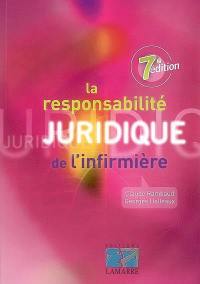 La responsabilité juridique de l'infirmière