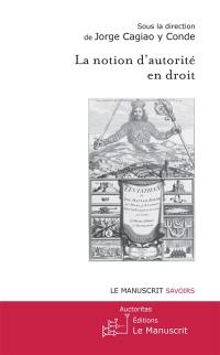 La notion d'autorité en droit