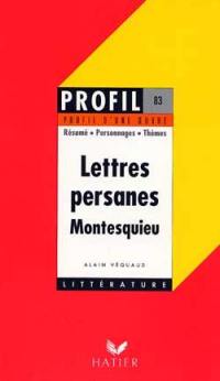 Lettres persanes, Montesquieu