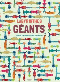 Labyrinthes géants : cherche ton chemin et compte les animaux !