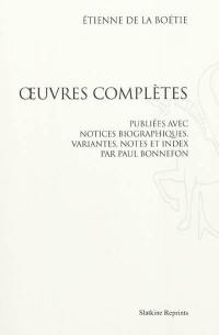 Oeuvres complètes