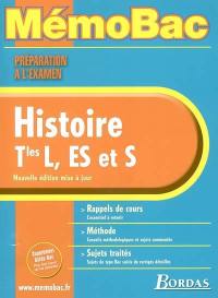 Histoire terminales L, ES, S