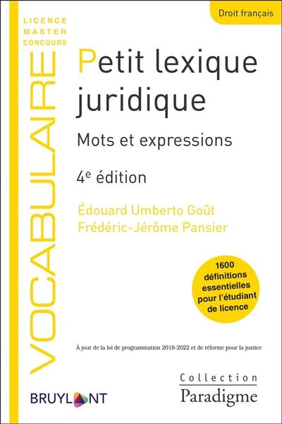 Petit lexique juridique : mots et expressions