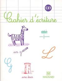 Cahier d'écriture, CE1