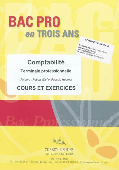 Bac pro en trois ans, comptabilité, Terminale professionnelle : cours et exercices