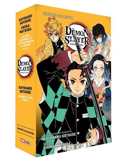 Coffret Demon slayer : volume 4 + roman volume 2