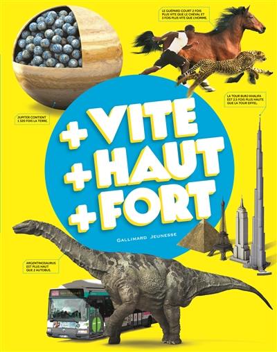 + vite, + haut, + fort