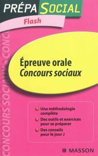 Flash épreuve orale : concours sociaux