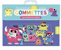 Les monstres rigolos : ma pochette de 50 grandes gommettes