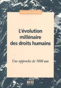 L'évolution millénaire des droits humains : une approche de 5000 ans