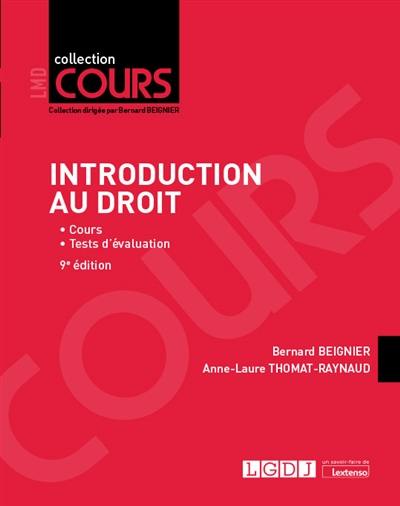 Introduction au droit : cours : premier semestre de L1