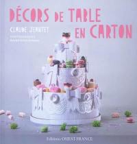 Décors de table en carton