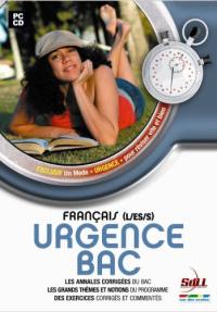 Urgence bac français L, S, ES